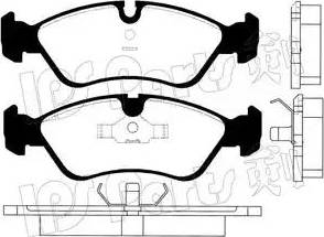 IPS Parts IBD-1376 - Kit de plaquettes de frein, frein à disque cwaw.fr