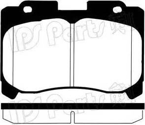 IPS Parts IBD-1296 - Kit de plaquettes de frein, frein à disque cwaw.fr