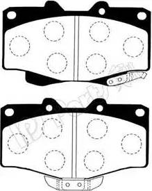 IPS Parts IBD-1254 - Kit de plaquettes de frein, frein à disque cwaw.fr