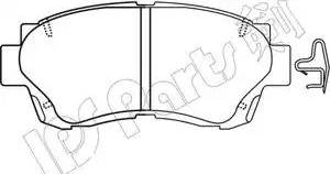 IPS Parts IBD-1265 - Kit de plaquettes de frein, frein à disque cwaw.fr