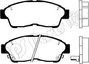 IPS Parts IBD-1261 - Kit de plaquettes de frein, frein à disque cwaw.fr