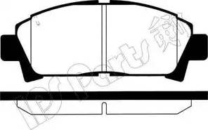 IPS Parts IBD-1263 - Kit de plaquettes de frein, frein à disque cwaw.fr