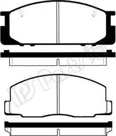 IPS Parts IBD-1262 - Kit de plaquettes de frein, frein à disque cwaw.fr