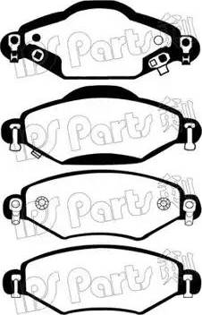 IPS Parts IBD-1204 - Kit de plaquettes de frein, frein à disque cwaw.fr