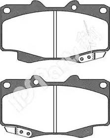 IPS Parts IBD-1219 - Kit de plaquettes de frein, frein à disque cwaw.fr