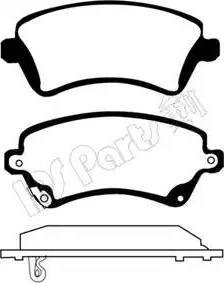 IPS Parts IBD-1211 - Kit de plaquettes de frein, frein à disque cwaw.fr