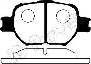 IPS Parts IBD-1212 - Kit de plaquettes de frein, frein à disque cwaw.fr