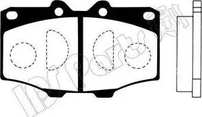 IPS Parts IBD-1236 - Kit de plaquettes de frein, frein à disque cwaw.fr