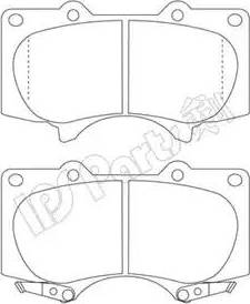 IPS Parts IBD-1275 - Kit de plaquettes de frein, frein à disque cwaw.fr