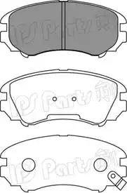 IPS Parts IBD-1H10 - Kit de plaquettes de frein, frein à disque cwaw.fr