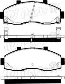 IPS Parts IBD-1K01 - Kit de plaquettes de frein, frein à disque cwaw.fr