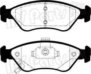 IPS Parts IBD-1K02 - Kit de plaquettes de frein, frein à disque cwaw.fr