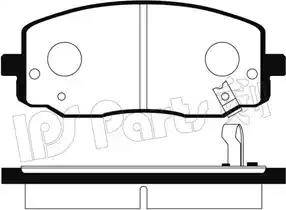 IPS Parts IBD-1K12 - Kit de plaquettes de frein, frein à disque cwaw.fr