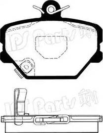 IPS Parts IBD-1M00 - Kit de plaquettes de frein, frein à disque cwaw.fr