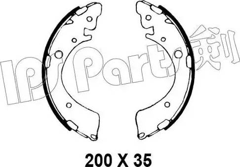 IPS Parts IBL-4494 - Mâchoire de frein cwaw.fr