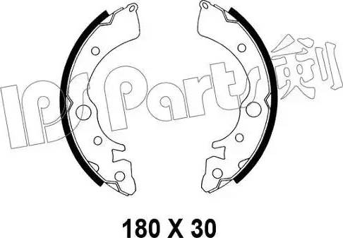 IPS Parts IBL-4403 - Mâchoire de frein cwaw.fr