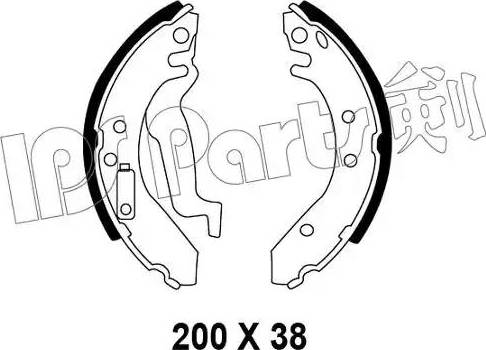 IPS Parts IBL-4410 - Mâchoire de frein cwaw.fr