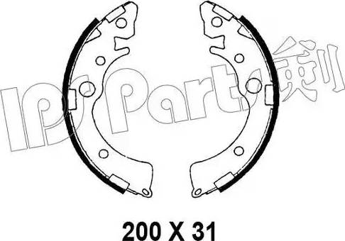 IPS Parts IBL-4412 - Mâchoire de frein cwaw.fr