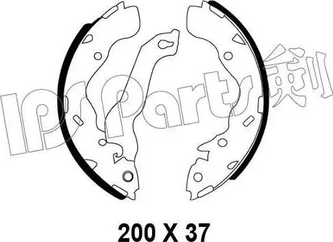 IPS Parts IBL-4592 - Mâchoire de frein cwaw.fr