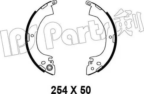 IPS Parts IBL-4501 - Mâchoire de frein cwaw.fr