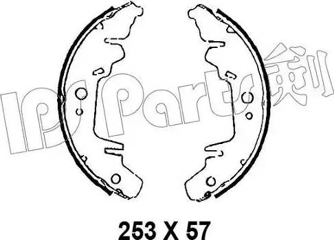 IPS Parts IBL-4097 - Mâchoire de frein cwaw.fr