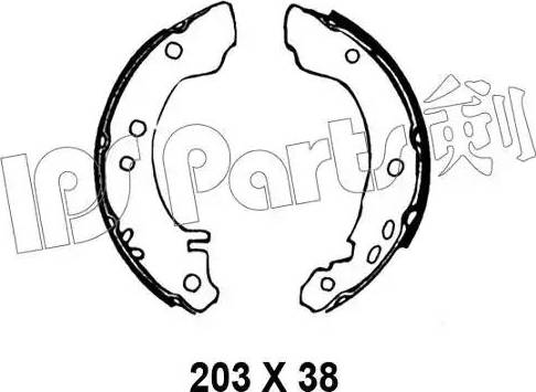 IPS Parts IBL-4010 - Mâchoire de frein cwaw.fr