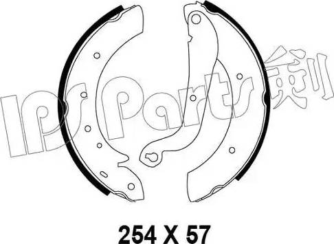 IPS Parts IBL-4195 - Mâchoire de frein cwaw.fr