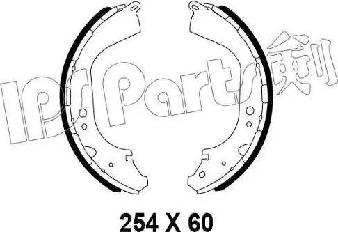 IPS Parts IBL-4192 - Mâchoire de frein cwaw.fr