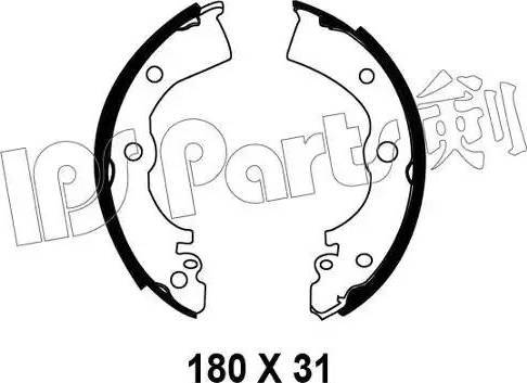 IPS Parts IBL-4142 - Mâchoire de frein cwaw.fr