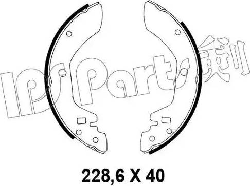 IPS Parts IBL-4106 - Mâchoire de frein cwaw.fr