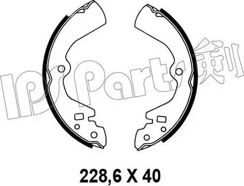 IPS Parts IBL-4134 - Mâchoire de frein cwaw.fr