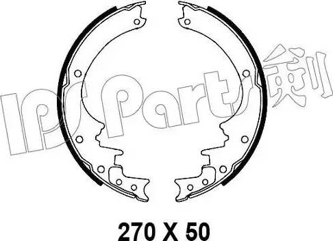 IPS Parts IBL-4132 - Mâchoire de frein cwaw.fr