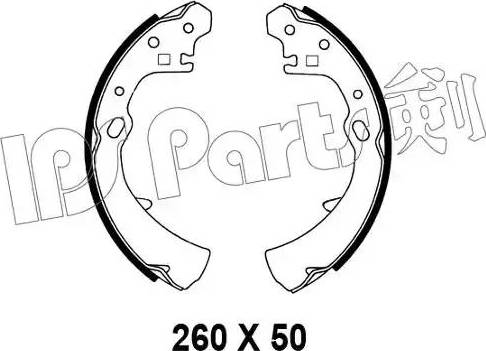 IPS Parts IBL-4137 - Mâchoire de frein cwaw.fr