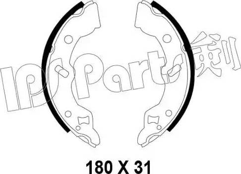 IPS Parts IBL-4399 - Mâchoire de frein cwaw.fr