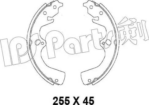 IPS Parts IBL-4396 - Mâchoire de frein cwaw.fr