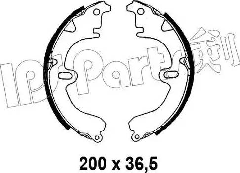 IPS Parts IBL-4298 - Mâchoire de frein cwaw.fr