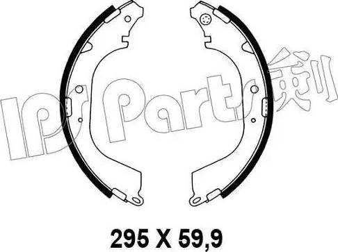 IPS Parts IBL-4205 - Mâchoire de frein cwaw.fr