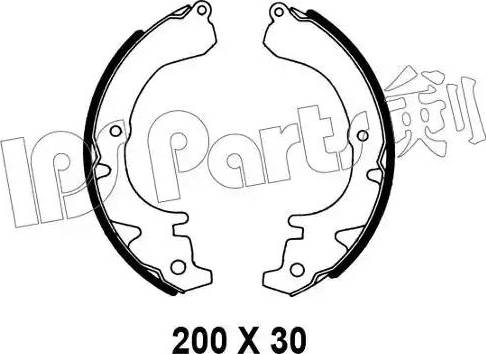 IPS Parts IBL-4200 - Mâchoire de frein cwaw.fr