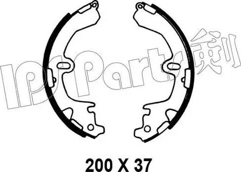 IPS Parts IBL-4201 - Mâchoire de frein cwaw.fr