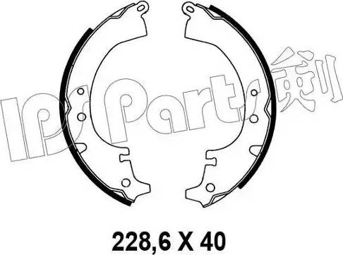 IPS Parts IBL-4203 - Mâchoire de frein cwaw.fr