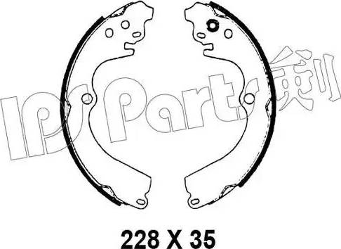 IPS Parts IBL-4798 - Mâchoire de frein cwaw.fr