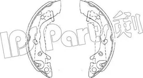 IPS Parts IBL-4H06 - Mâchoire de frein cwaw.fr