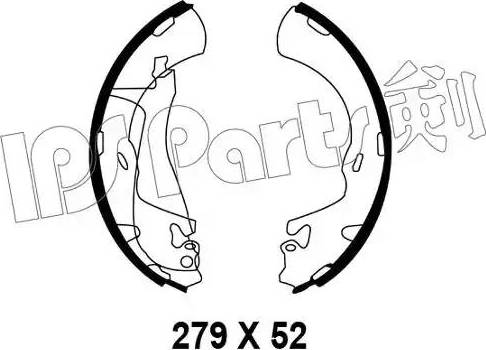 IPS Parts IBL-4H02 - Mâchoire de frein cwaw.fr