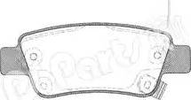 IPS Parts IBR-1494 - Kit de plaquettes de frein, frein à disque cwaw.fr