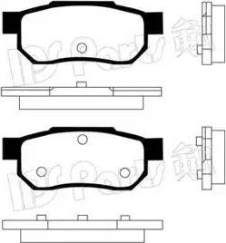 IPS Parts IBR-1425 - Kit de plaquettes de frein, frein à disque cwaw.fr