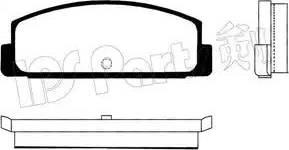 IPS Parts IBR-1502 - Kit de plaquettes de frein, frein à disque cwaw.fr