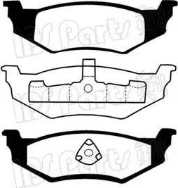 IPS Parts IBR-1016 - Kit de plaquettes de frein, frein à disque cwaw.fr