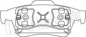 IPS Parts IBR-1193 - Kit de plaquettes de frein, frein à disque cwaw.fr