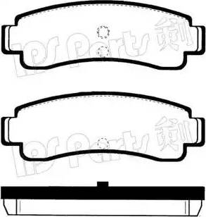 IPS Parts IBR-1125 - Kit de plaquettes de frein, frein à disque cwaw.fr