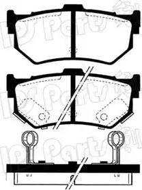 IPS Parts IBR-1800 - Kit de plaquettes de frein, frein à disque cwaw.fr